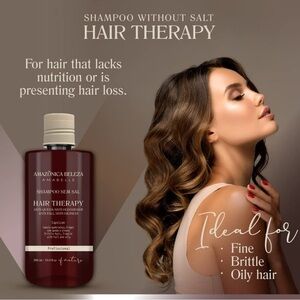 Hair Therapy Shampoo & Conditioner Set Thicken Anti-Hair Loss & Oil Control #QB2
